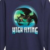 Boys' - How to Train Your Dragon - Hiccup Toothless High Flying Long Sleeve Graphic T-Shirt - 2 of 4