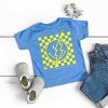 The Juniper Shop SmileyWorld Checkered Lightning Distressed Toddler Short Sleeve Tee - 3 of 4