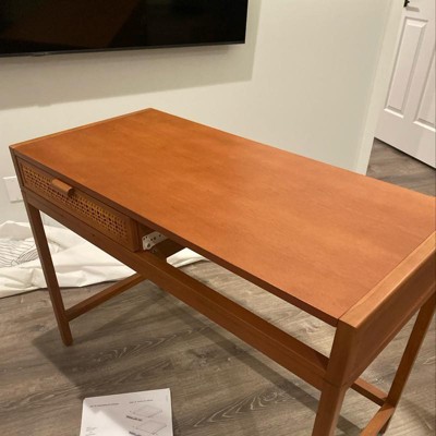 Minsmere caned best sale writing desk