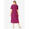 Woman Within Women's Plus Size Button-Front Essential Dress - 3 of 4