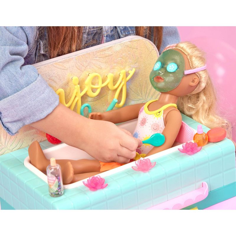 Glitter Girls Furniture Playset for 14&#34; Dolls Bubbly Bathtime, 4 of 13