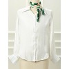 INSPIRE CHIC Women's Polka Dot Square Neckerchief Headband 27.56*27.56 inches(L*W) - 2 of 4