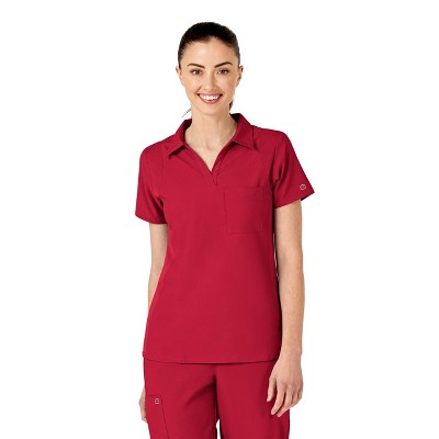 Wink W123 Women's Collar Scrub Top