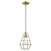 Livex Lighting Geometric 1 - Light Pendant in  Antique Brass - 4 of 4