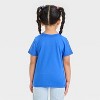 Toddler Girls' Americana Butterfly Graphic T-Shirt - - Cat & Jack™ Blue - 3 of 4