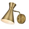 Elegant Lighting Halycon 6 Inch Wall Sconce in Satin Gold - 3 of 4