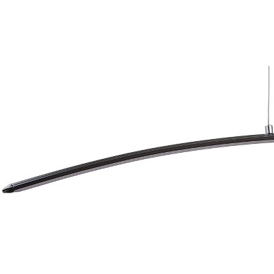 Roxanna 41.5" Black LED Linear Pendant Light