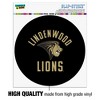 Lindenwood University Lions Logo Automotive Car Window Locker Circle Bumper Sticker - 3 of 4