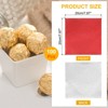 Unique Bargains Textured Surface Chocolate Bar Caramel Aluminum Foil Candy Wrappers 100 Pcs - 2 of 4