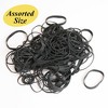 BAZIC Products Rubber Bands, Assorted Sizes, Black, 2 oz./56.70 g Per Pack, 12 Packs - 2 of 4