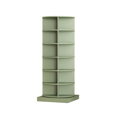 NicBex 360 Rotating Shoe Cabinet 6-Tier Organizer Spinning Shoe Rack Holds Up to 24 Pairs of Shoes for Entryway,Hallway