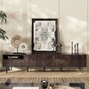 MAYEERTY Mid Century Modern TV Stand, TV Console with Storage Cabinets for Living Room Entertainment Center Storage - 2 of 4