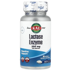KAL Lactase Enzyme, 60 Softgels (125 mg per Softgel) - 1 of 2