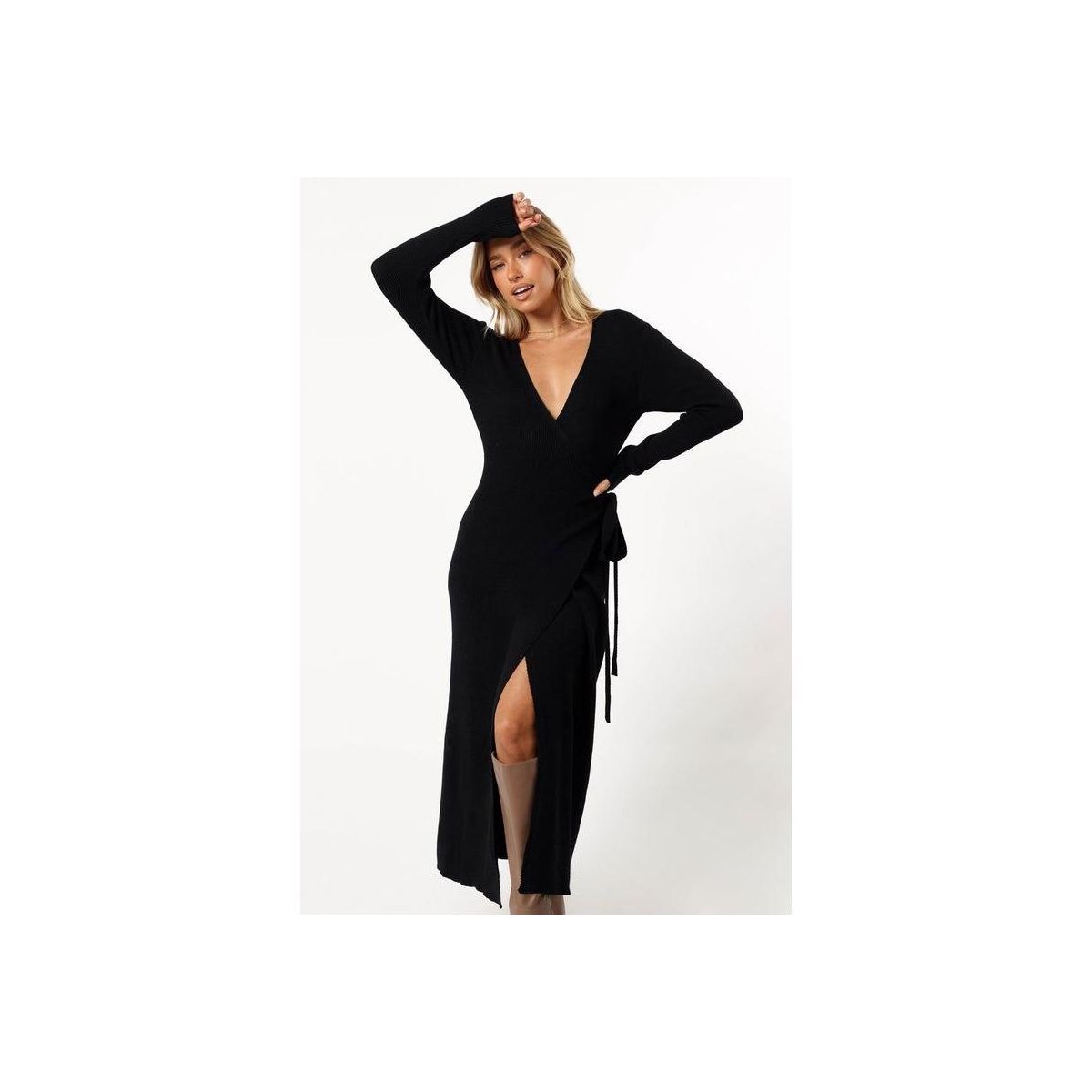 Kellan Wrap Midi Dress - thumbnail 9