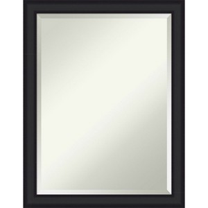 Amanti Art Oliver Narrow Beveled Wood Framed Bathroom Vanity Wall Mirror - 1 of 4