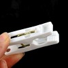 Unique Bargains Household Plastic Clothes Socks Pants Airing Clips Clamps Clothespins 30 Pcs - 2 of 3
