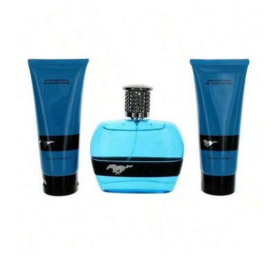 Mustang Blue by Mustang, 3 Piece Gift Set for Men