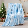 Lomsoe Christmas Throw Blanket Christmas Reindeer Blanket Ultra Soft Flannel Blankets Winter Warm Bed Blankets Xmas Holiday Decor. - 4 of 4