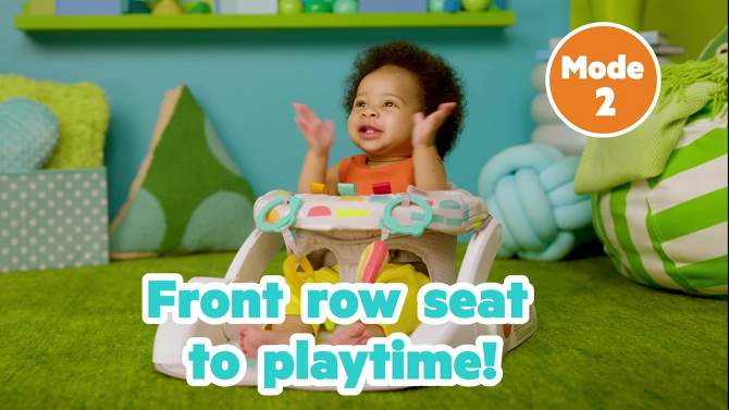 Bright Starts Learn-to-Sit 2-Position Floor Seat - Playful Paradise, 2 of 18, play video