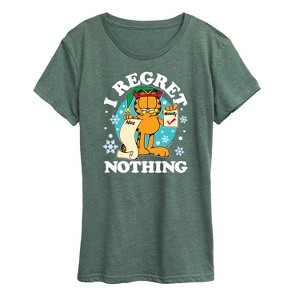 Women's - Garfield - I Regret Nothing Short Sleeve Graphic T-Shirt - 1 of 4
