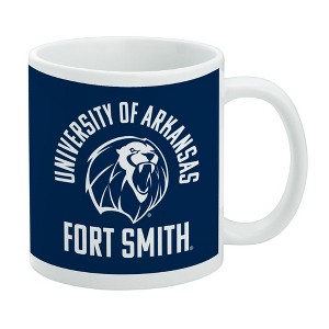 University of Arkansas - Fort Smith Vikings Logo Ceramic Coffee Mug Novelty Gift Mugs for Coffee Tea and Hot Drinks 11oz White - 1 of 4