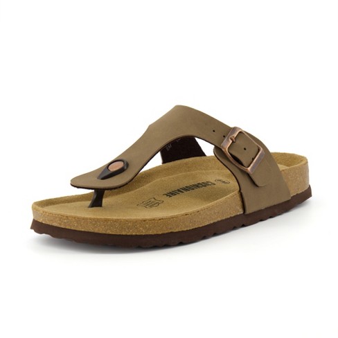 CUSHIONAIRE Women's Leah Cork Footbed Sandal With +Comfort - image 1 of 4