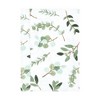 Hudson Baby Infant Girl Cotton Flannel Burp Cloths, Eucalyptus 7-Pack, One Size - 3 of 4