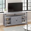 60" Brayden Modern Farmhouse TV Stand for TVs up to 64" with Storage Cabinets Coastal Gray - Taylor & Logan - 2 of 4