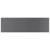 vidaXL Bookshelf Boards - 4 pcs Set, High Gloss Gray, Sturdy Engineered Wood, Easy Installation - 4 of 4