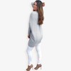 Anna-Kaci Women's Oversized V-Neck Fleece Tunic Sweater Long Sleeve Cozy Top - 2 of 4