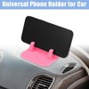 Unique Bargains Phone Holder for Car Dashboard Mat Rubber Pad Mobile Phone Mount Holder 4.33"x3.54"x1.69" - 2 of 4