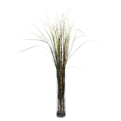 Whimsical Summer Breeze Bamboo & Silk Floor Plant 50"