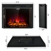 Tangkula 26 Inch Recessed Electric Fireplace Insert heater W/ Remote Control 750W/1500W - 3 of 4