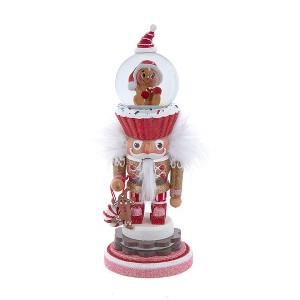 Kurt Adler 10-Inch Hollywood Nutcrackers Gingerbread Water Globe Nutcracker - 1 of 4