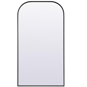 Elegant Lighting Metal Frame Arch Full Length Mirror 35x66 - 1 of 4