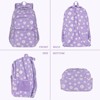 Daisy Printed Backpacks With Lunch Pack Pencil Case 3pcs, Lightweight Waterproof Bookbag For Middle School - 3 of 4
