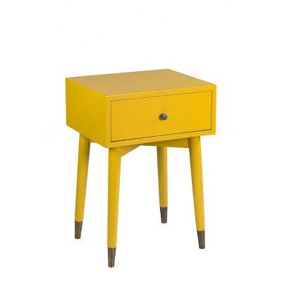 target yellow side table