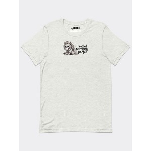 MyMoodTee Tired of Carrying People – Short Sleeve Graphic Tee – Funny Sarcastic Cotton Shirt for Everyday Burnout & Boundaries - 1 of 4