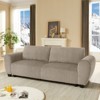 Aukfa 93" Corduroy Sleeper Sofa with Storage,Convertible 3-Seater Sofa Bed for Living Room & Bedroom - 3 of 4