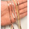 RMZ GOLD NYC 14k Gold Herringbone Necklace 20" Snake Chain, Elegant Gift for Mom or Mother's Day - 3 of 3
