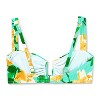 Women's Ribbed Floral Print U Wire Bralette Bikini Top - Shade & Shore™ Multi - 3 of 4