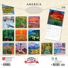 BrownTrout America 2026 12"x24" Hanging Square Wall Calendar Plastic-Free - 2 of 4
