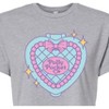 Women's - Polly Pocket - Polly Pocket Quilted Heart Case Cropped Graphic T-Shirt - 2 of 4