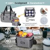 Rolling Teacher Bag with Wheels, Padded Laptop Compartment for up to 15.6 Inches Laptop, - 3 of 4