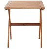 vidaXL Patio Table 43.3"x26.4"x29.1" Solid Acacia Wood - 3 of 4