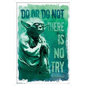 Trends International Star Wars: Saga - Do Or Do Not Framed Wall Poster Prints - 1 of 4