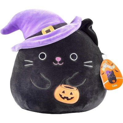 Squishmallows New 10" Calio Black Cat with Witch Hat - Official Jazwares Plush - Cute and Soft Kitty Stuffed Animal Toy - Great Gift for Kids