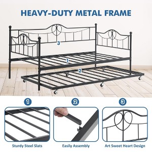 Twin Bed with Trundle - 1 of 4