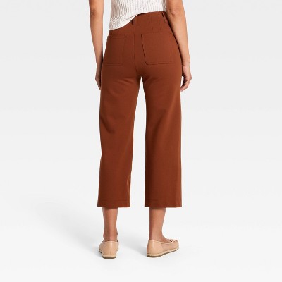 Women’s Sailor Straight Leg Cropped Pants – A New Day