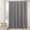 LunaLulinlk Waffle Shower Curtain, Fabric Shower Curtain with Waffle Weave - 4 of 4